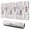 White Christmas Tree-1, variant on Long Mouse Pads for Desk,Red Christmas Tree Pattern Desk Mats on Top Of Desks, Desk Mouse Pad Extra Large with 3mm Non-Slip Base and Stitched Edge for Gaming,Office,Work,Home 31.5x11.8in