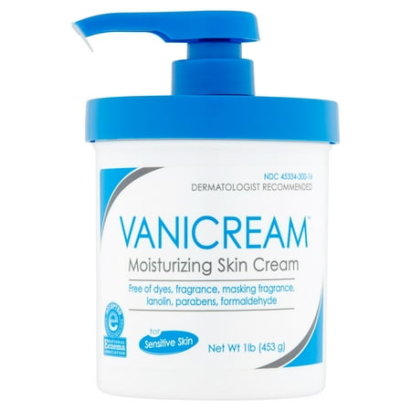 Vanicream Moisturizing Skin Cream with Pump Dispenser, 1 lb