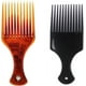 thumbnail image 1 of Cepillo de pelo antiestático Peine de plástico para cabello Cepillo de corte de pelo rizado de dientes anchos para cabello rizado, negro Adecuado para cabello rizado y arrugado, 1 of 5