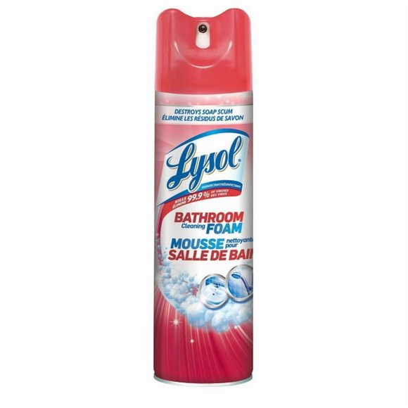 Lysol Bathroom Cleaning Foam, Summer Fresh, Destroys Soap Scum, 680g