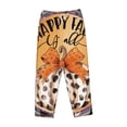 thumbnail image 4 of Goofa Fall Farmhouse Pumpkins1 Printed Soft Pajama Pants for Women, Wide Leg Comfy Casual Lounge Yoga Pants-Large, 4 of 9