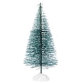 thumbnail image 3 of Northlight Frosted Mini Bottle Brush Pine Christmas Village Trees - 4" - Set of 2, 3 of 4