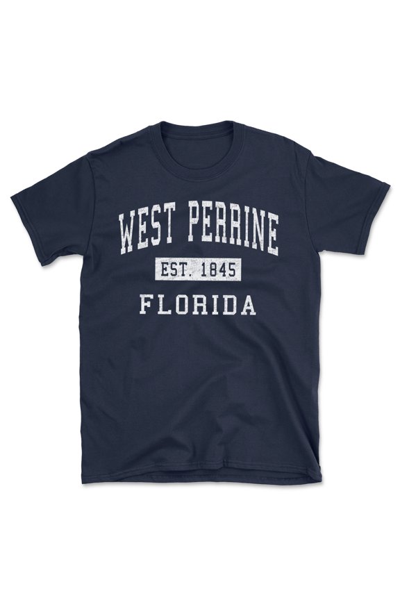 West Perrine Florida Classic Established Men's Cotton T-Shirt