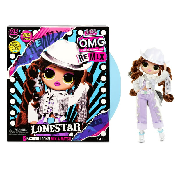 LOL Surprise OMG Remix Lonestar Fashion Doll - 25 Surprises with Music