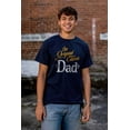 thumbnail image 4 of Fathers Day The Original Classic Dad Men's Big & Tall Crewneck Graphic Tee Brisco Brands 2X, 4 of 5