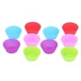 thumbnail image 2 of Tbest 10 Pcs Moules à Muffins en Silicone Réutilisables de Qualité Alimentaire Moules à Cupcakes Maison, 2 of 8
