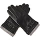 thumbnail image 5 of Guantes de cuero genuino para hombre, cálidos, resistentes al viento, con cobertura total para pantalla táctil, para senderismo, camping, ciclismo y pesca., 5 of 5