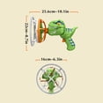 thumbnail image 3 of Blue Dinosaur Bubble Blower And Fan, 2 In 1 Toy Machine, 250Ml Solution Outdoor Kids Activity, High Output, 3 of 5