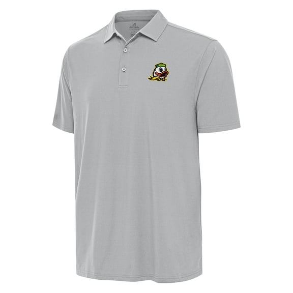 Men's Antigua Gray Oregon Ducks Era Polo