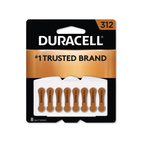 Hearing Aid Battery 312, 8/Pack