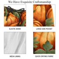thumbnail image 4 of luoweisi Men's Beach Shorts Quick Dry Swim Trunks with Mesh Lining Thanksgiving Pumpkin M, 4 of 5