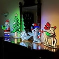thumbnail image 3 of Elumina Decor Snowman Infinity Mirror Light with Stand - LED Christmas Decoration - USB-Powered - Snowman 3D LED Infinity Light - Indoor Seasonal Holiday Decor for Windows or Tables - 16" x 20", 3 of 12