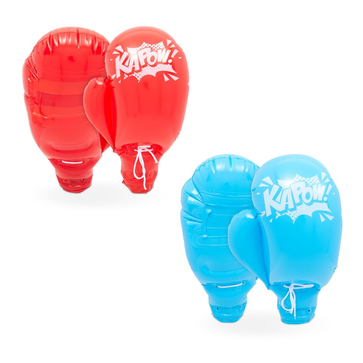 Red & Blue Pair GIFT Boxing gloves 2-Pack Banzai Inflatable NEW SEALED! 