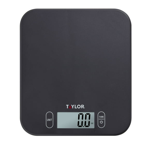 Taylor Antimicrobial 11LB Kitchen Scale Black