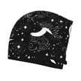 thumbnail image 3 of Disketp Crescent And Stars Microfiber Hair Towel Wrap,Hair Drying Towel With Button,Towel Turban,Head Towel To Dry Hair Quickly For Girls And Women, 3 of 8