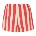 thumbnail image 5 of Women's 2025 Striped Sleep Shorts - Low Rise Drawstring Wide Leg for Summer Lounge & Beach, 5 of 7