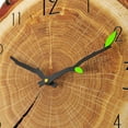 thumbnail image 4 of Deyuer 12 Inch Wood Grain Wall Clock Creative Tree Stump Design Silent Quartz Movement Battery Powered Arabic Numerals Clock, 4 of 9