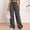 *Dark Gray, variant on ClodeEU High Waist Wide Leg Sweatpants for Women ,Casual Loose Stretch Soft Athletic Lounge Pants with Pockets Blue,Womens Plus M