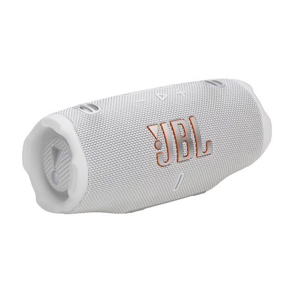 JBL Charge 6 - Portable waterproof & drop-proof Bluetooth speaker, Bold JBL Pro Sound with AI Sound Boost, 28Hrs of Playtime, Built-in powerbank (White) (Sold Without Manufacturer Warranty)