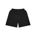 thumbnail image 4 of Nyeemya Kids Basketball Mesh Shorts Boys Sport Knee Length Bottoms Inner Drawstring Booty Shorts Gym Black 22, 4 of 5