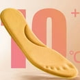 thumbnail image 2 of Self Heated Thermal Insole Arch Support Antiskid Feet Warm Pads (Yellow 37-38), 2 of 2