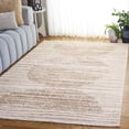 thumbnail image 2 of SAFAVIEH Seattle Elinor Abstract Shag Area Rug, Ivory/Beige, 5'3" x 7'6", 2 of 10