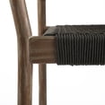 thumbnail image 5 of Armen Living Fineline and Doris 7PC Fabric Outdoor Dining Set in Brown/Charcoal, 5 of 8