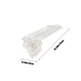 thumbnail image 3 of Fufafayo Hollow Lace Table Flag Tablecloth, White Flower Table Runner for Dining Table, Polyester Lace Table Cover for Kitchen Coffee Table Decor, 13.78x45.28 Inches, 3 of 6