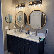 Farmhouse 3-Lights Vanity Wall Sconces Lighting Industrial Metal Black Bathroom Wall Light Fixtures, 1 Pack
