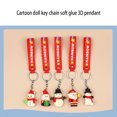 thumbnail image 2 of Minnieouse 2 piezas llavero titular lindo Santa Claus puerta portátil coche llavero anillo bolso llavero colgante para niñas Accesorios de disfraces Tipo 4 Minnieouse AP014193-04, 2 of 6