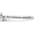 thumbnail image 3 of Jewelry by Sweet Pea 14K White Gold Stackable Diamond Initial R Size 7 Ring, 3 of 5