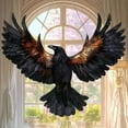 thumbnail image 2 of WMGHA ‌Multipurpose Spirit Birds Decor - Cute Owl Crow Suncatcher for Bird Lovers- Hanging Ornaments Suncatcher Bird for Wall Home Garden Window Decoration,Gift for Women,Boho Home Accents, 2 of 7