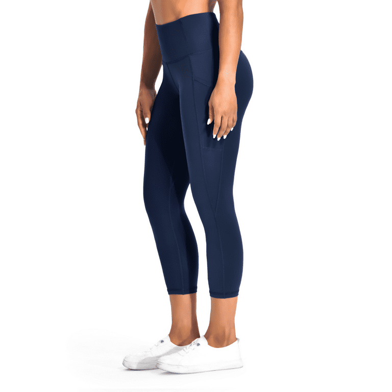 Women's Yoga Pants with Pockets - LETSFIT IS3 Leggings with Pockets, High  Waist Tummy Control Non-See-Through Workout Pants for Yoga Running 