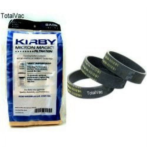 Compatible with Kirby New 9 Micron Vacuum Cleaner Bags G3 G4 G5 With Belts