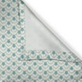 thumbnail image 4 of Ambesonne Ocean Window Valance, Bold Circles Sea Inspired, 54" X 12", Sky Blue White, 4 of 5