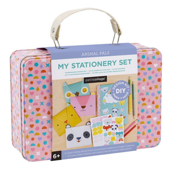 Kit de manualidades Petit Collage, diseño de papelería para niños
