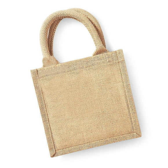 Westford Mill Jute Mini Gift Bag (6 Litres) (Pack Of 2)