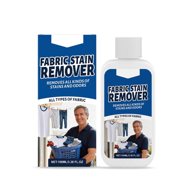Eliminador de Manchas para Ropa 100Ml Eliminador de Manchas de Tela - Limpia Suavemente Y Eficazmente la Ropa Cotidiana, con un Aroma Fresco Eliminador de Manchas de Ropa