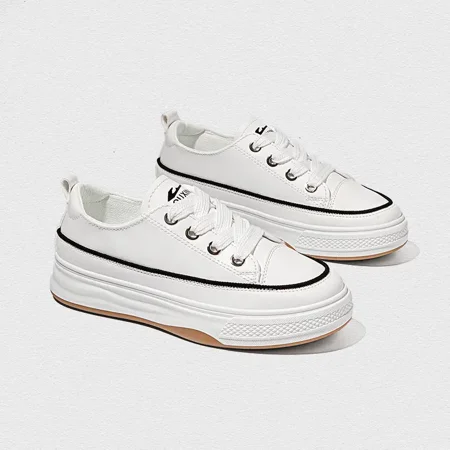 

Women‘s Skate Shoes Low-top Lace-up Casual Sports Shoes