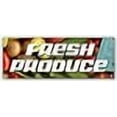 thumbnail image 2 of 72" Fresh Produce Banner Sign Stand Farmers Market Signs, 2 of 4