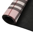 thumbnail image 5 of Pink Plaid Placemats 60x50cm Non-Slip Desk Mat Table Protector Durable Diatomaceous Rounded Corners, Washable Table Pad for Home Office Made in USA, 5 of 7