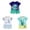 6Pcs Cute Baby Boy Clothes-Dark Blue+White+Light Green, variant on Gerichy Boys Outfit Sets 6 Piece Short Sleeve Cotton Cute Kids Summer Clothes T Shirts and Shorts Suit 3M-8T