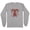 Grey, variant on Cute Candy Canes Long Sleeve Shirt Unisex Large White