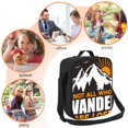 thumbnail image 5 of Picia Not All Who Wander Are Lost4 Lunch box Lunch bag for men women Large capacity Lunchbox Reusable Lunch bags Insulated Lunch bag Lunch box cooler, 5 of 9