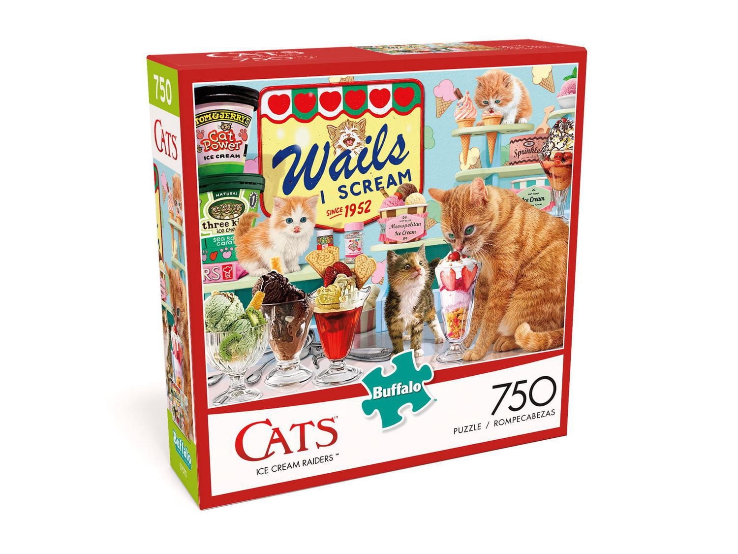 Buffalo Games Cats Le puzzle Ice Cream Raiders en 750 pièces