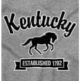 thumbnail image 2 of Kentucky Bluegrass State Horse Cute Plus Size Crewneck Graphic Tee Shirt Brisco Brands 4X, 2 of 3