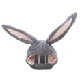 thumbnail image 3 of Clearance! Fdelink Plush Fun Bunny Ear S Hood Women Hats Warm Soft And, the Towel (Grey), 3 of 3