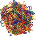 thumbnail image 1 of TUEUIO1,Plastic Chain Links Toy For Birds Rainbow Colors Interchangeable C-clip Hooks - Krygv, 1 of 5