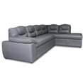 thumbnail image 4 of Sala Esquinera de Piel Genuina Sofá y Cheise Long ConfortoPiel Verona Gris Oxford, 4 of 7