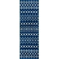 thumbnail image 7 of Rugs.com Moroccan Trellis Collection Rug – 7 Ft Runner Navy Blue Medium Rug Perfect For Hallways, Entryways, 7 of 7